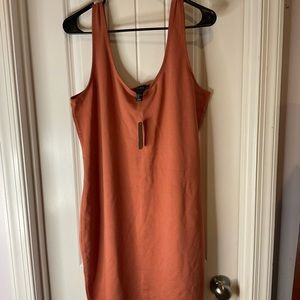 Basic mini BodyCon dress- salmon